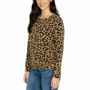 NWT Buffalo David Bitton Cheetah Print Top